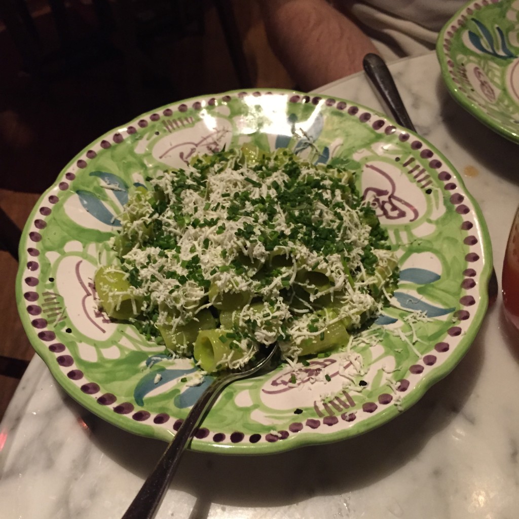 Santina, Major Food Group, Meatpacking, NYC, pasta, pesto