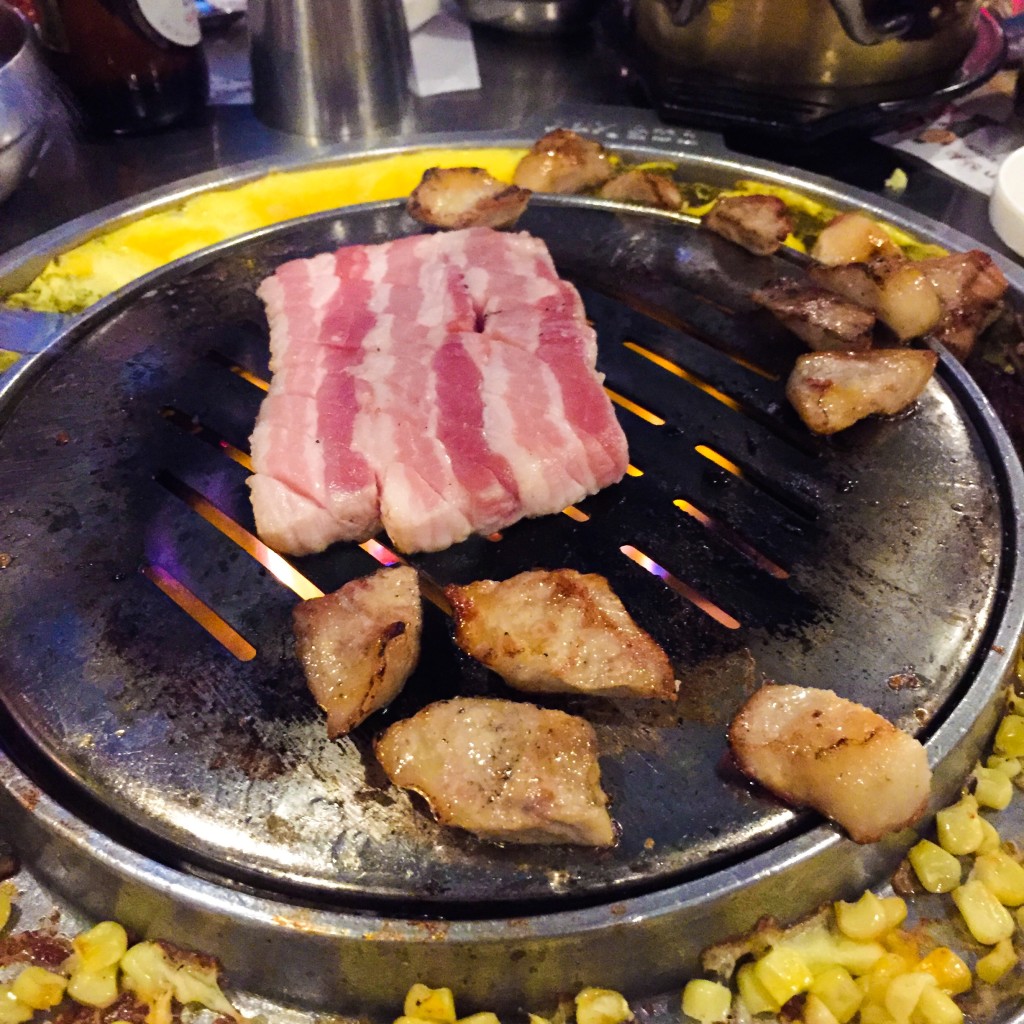 Pork Combo, Hang Ko Dong Baekjong, Best Korean BBQ NYC, Koreatown