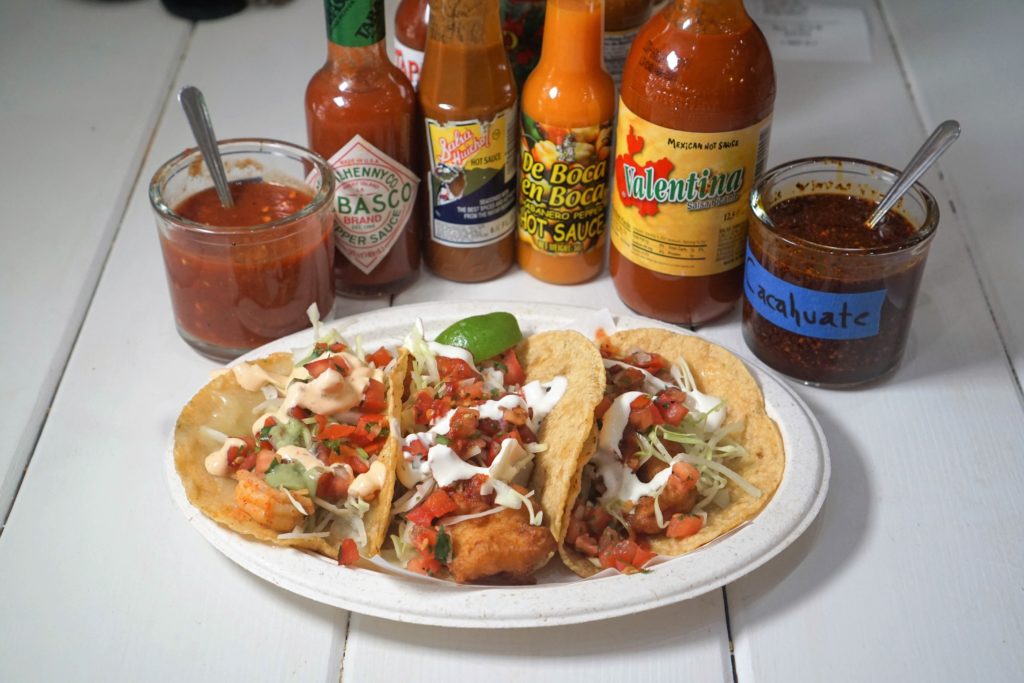 best seafood tacos nyc, fish taco, ceviche, los tacos no 1